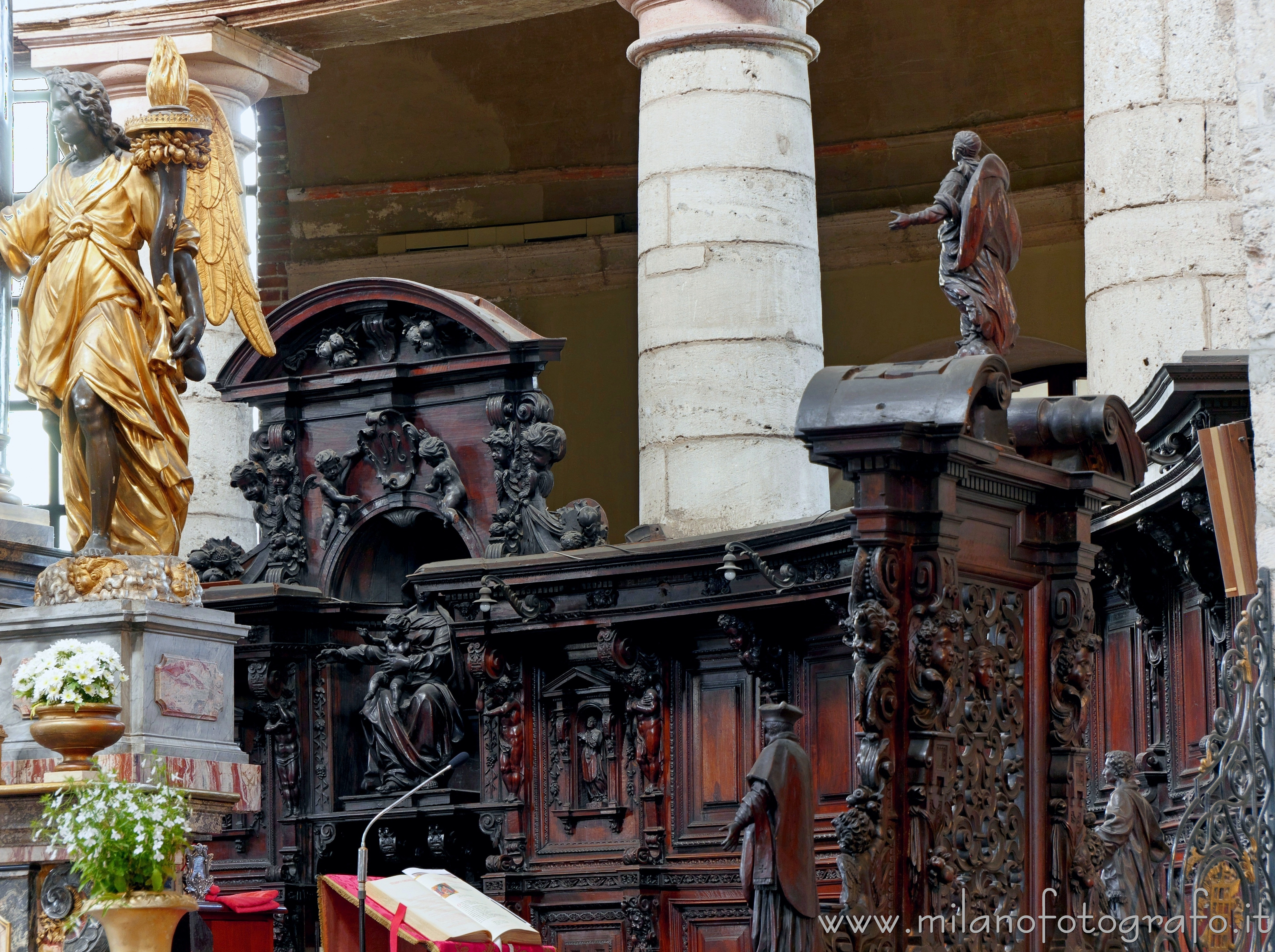 Milan (Italy) - Detail of the choir of the Basilica of San Lorenzo Maggiore